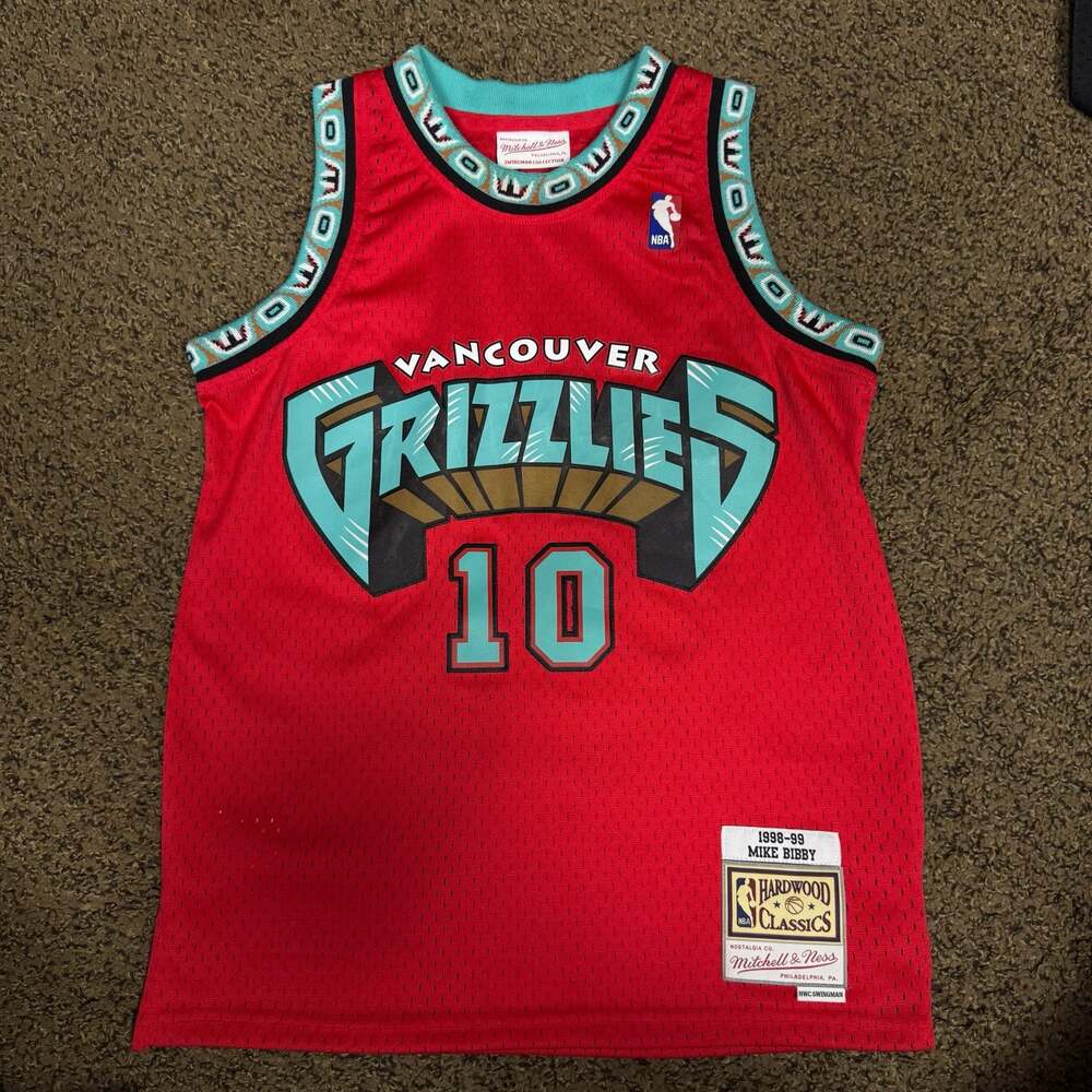 Mitchell & Ness 1998-99 Vancouver Grizzlies Mike Bibby Hardwood Classics Swingma